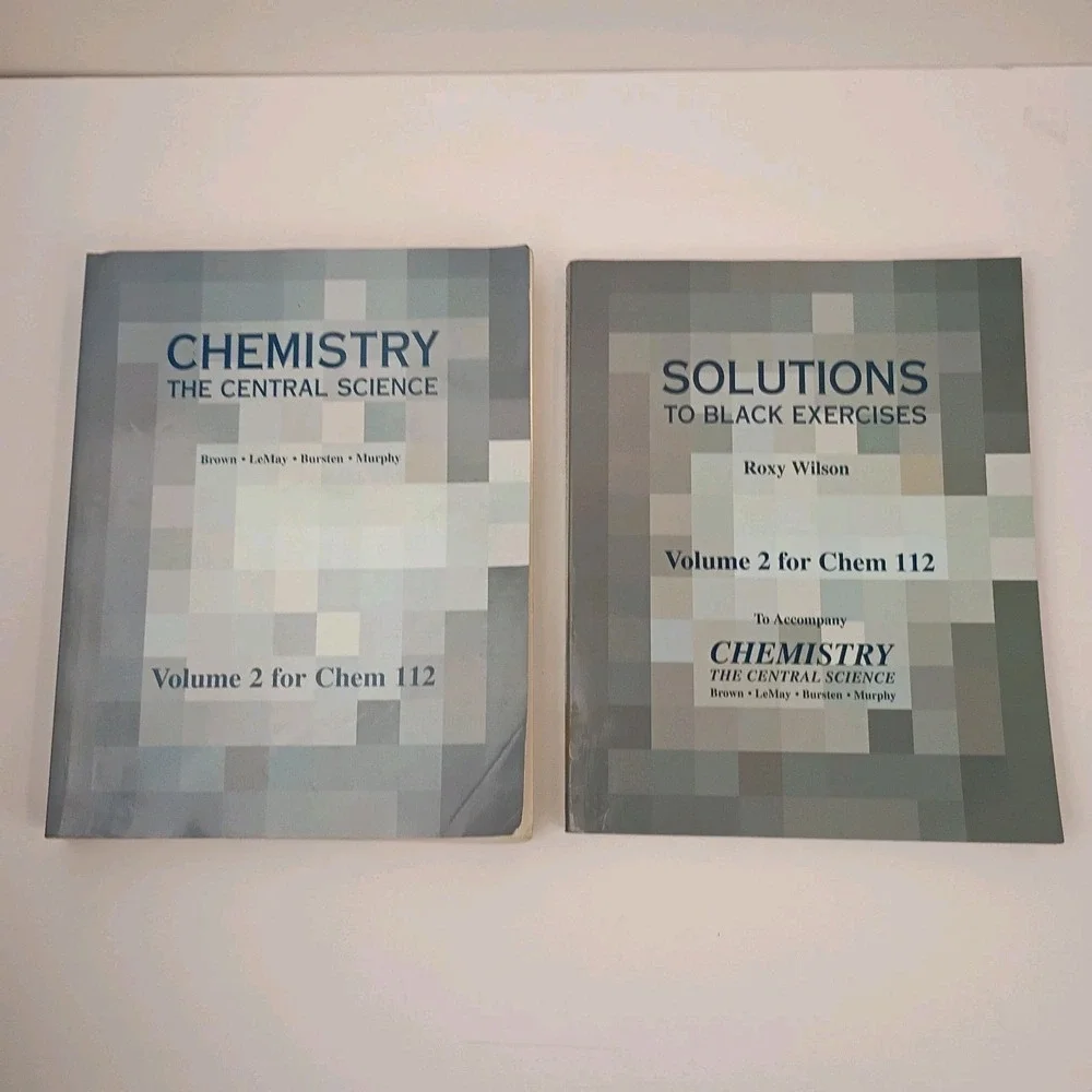 Chemistry The Central Science Vol 2 for Chem 112 + Solutions to Black Exercises